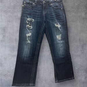 Miss Me Jeans size 30 Curly Crop